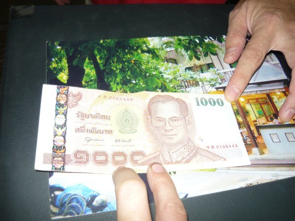 Thai money - the king