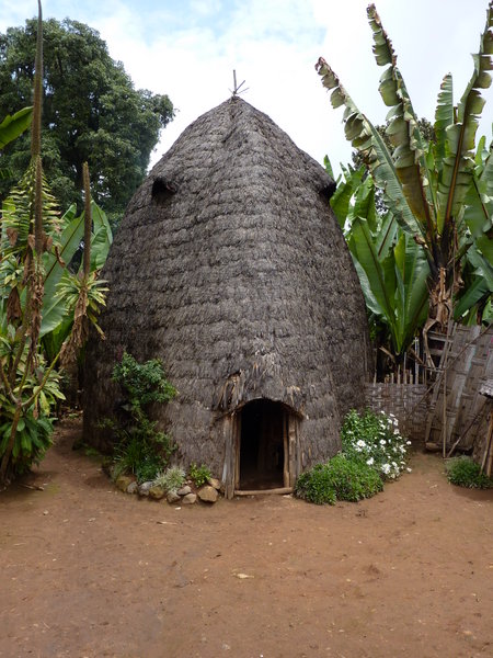 Dorze-hut at Mekonen Lodge