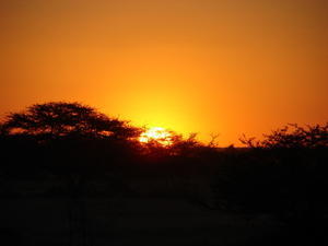 Nothing as wonderful as an Africa sunset in the bush