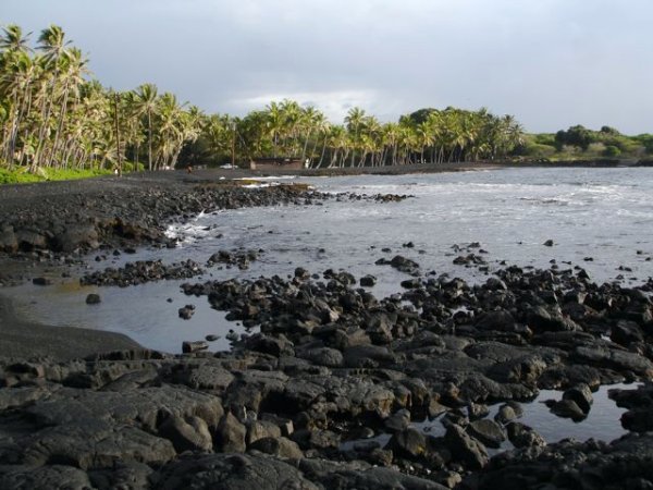 The whole Island is blessed with volcanic beaches