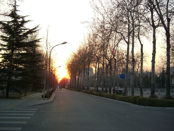 Pretty Sunset walking from Yaxiu