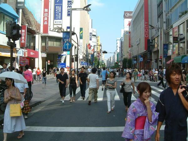 Street View in Shinjuku