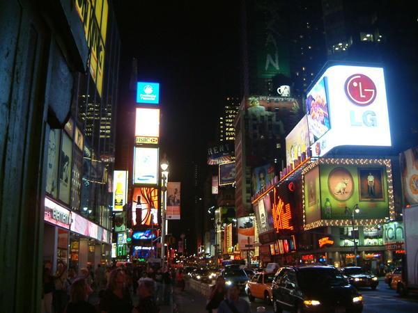 Night View of Time Square