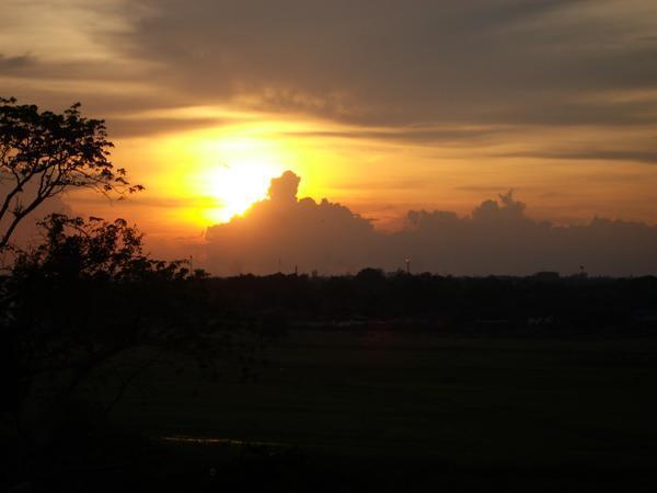 Sunset over Ayuthaya