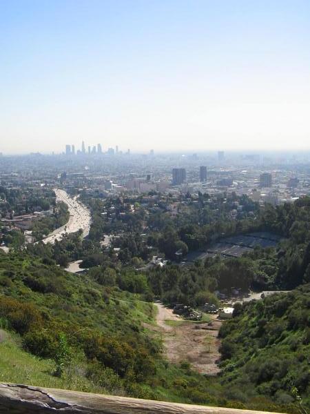 The view from Mulholland Drive