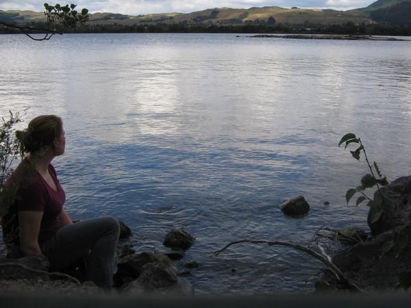 Solo at Lake Rotorua