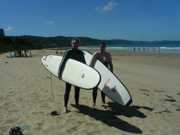 Two Strange Surfers!