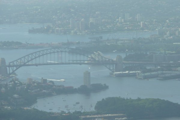 Sydney Harbour Bridge. Opera House in background