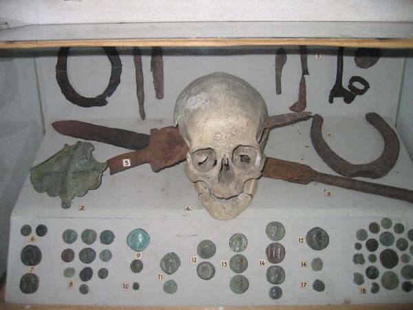 Skull of Roman soldier