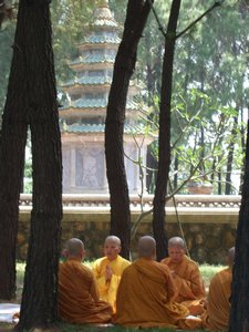 More Monks at Pagoda