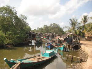 Muslim Fishing Village, near  Kampot