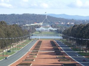 Parliment road, Canberra