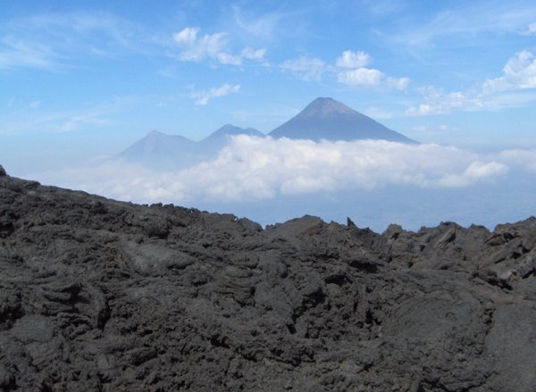 view from the lava field