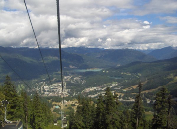 View from gondola