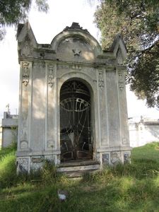 Family vault in the cemetery