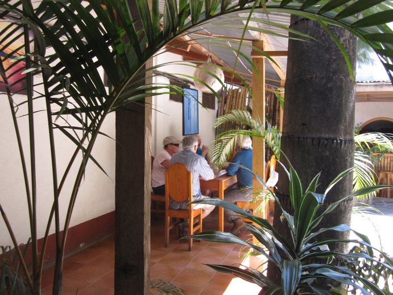 our hotel in San Pedro Laguna