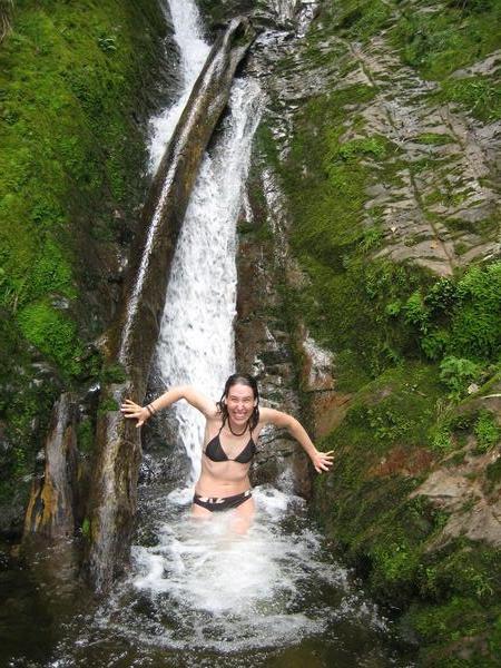 Waterfall swim!