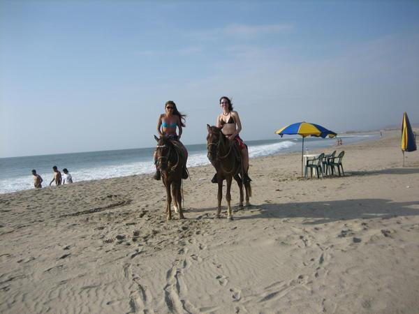 Horseriding on Mancora beach