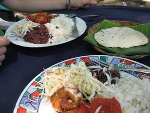 Typical food in Nicaragua - yum!!