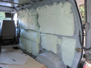 Insulating the van