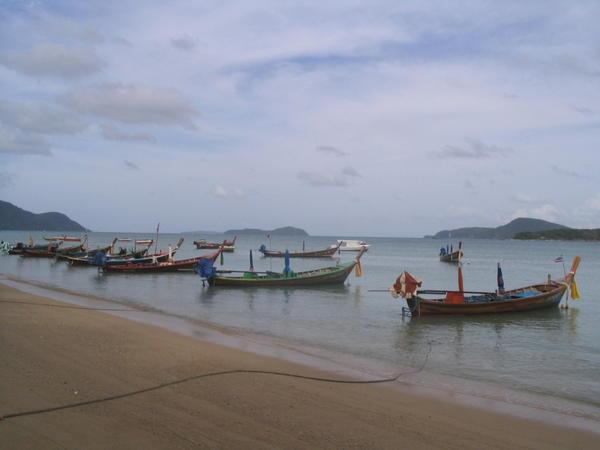 Boats in Rawei Beach