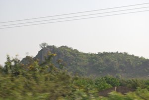 mountains towards Togo
