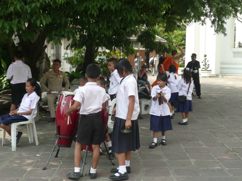  Children at the Temple school, Wat Pho