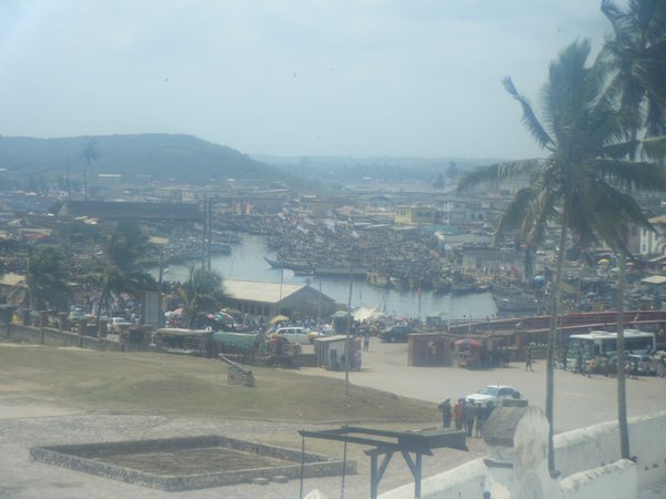 The harbour in Elmina