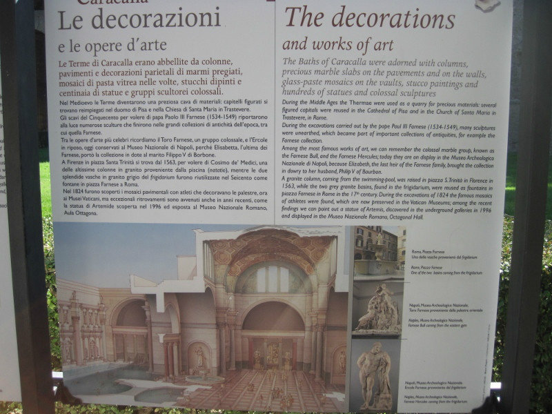 Baths of Caracalla info