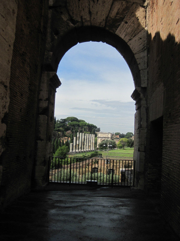 View of the Roman Forum from the Coliseum