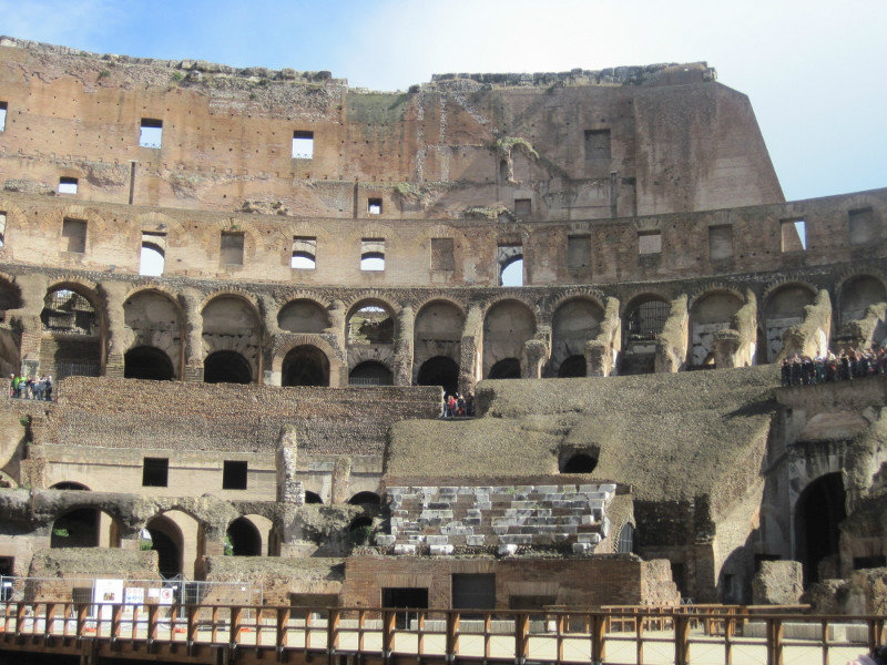 Interior of the Coliseum