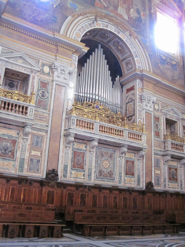 Organ pipes - San Giovanni
