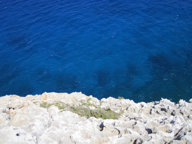The most beautiful blue water