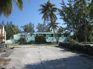 Abandoned hotel on West End, Cayman Brac