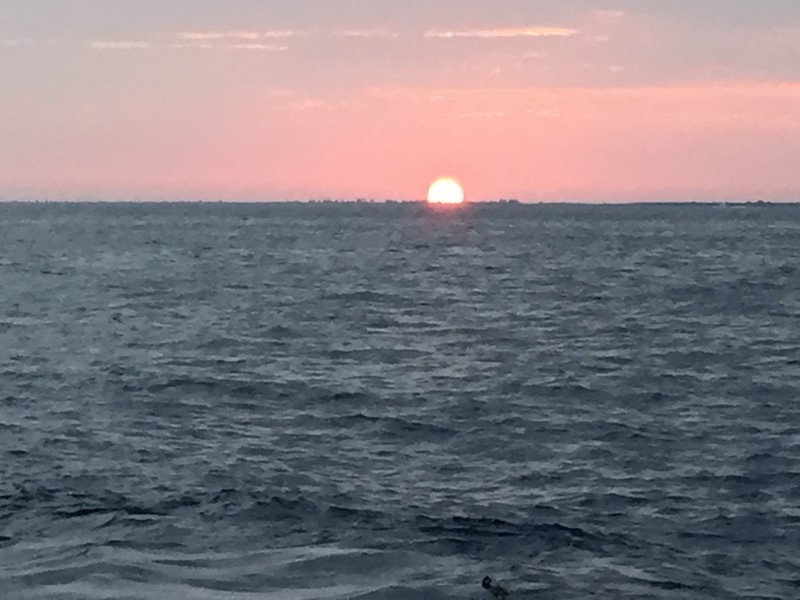 Sunset on the Caribbean Sea
