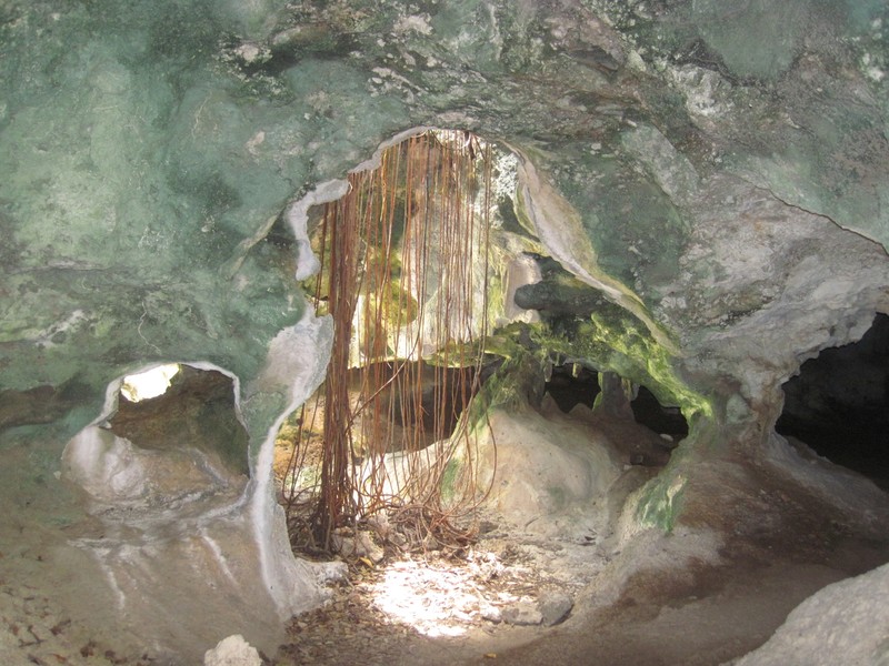 Bat cave rock formations