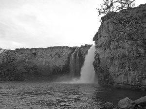 Orkhon waterfall