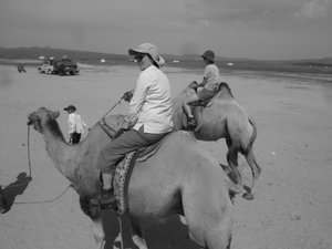 Mom&So riding the camel