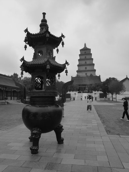 Big goose pagoda courtyard