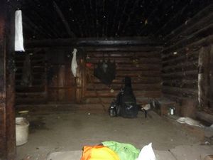 Night in abandonned house