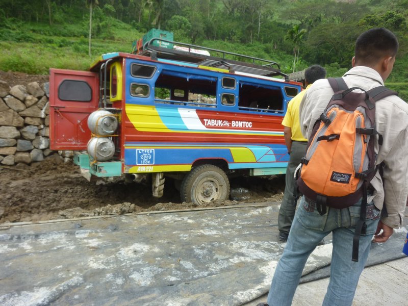 Jeepney vs mud