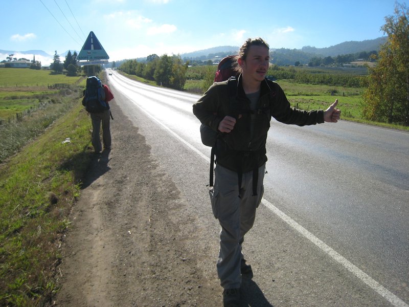 Hitchhiking back