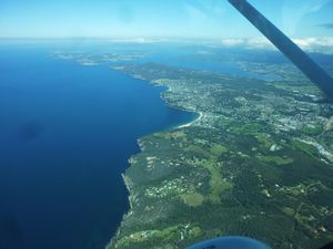 Tassie from the sky