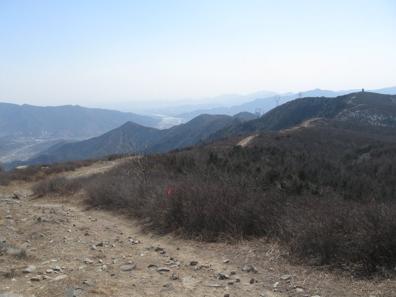 path along the ridge