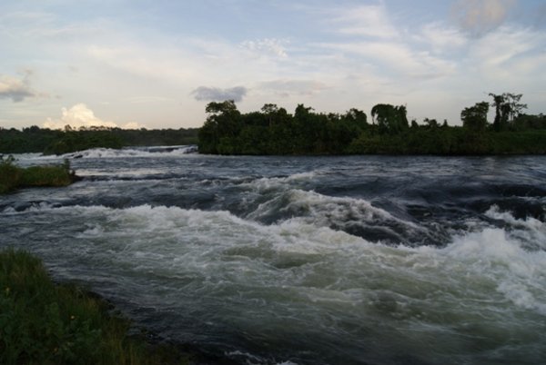 Rapids at Bujagali falls