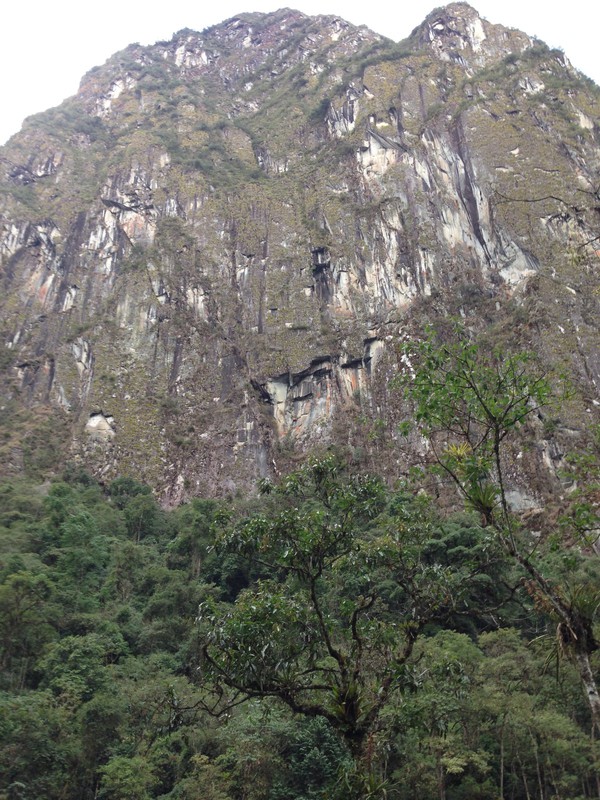Mountain Machu Picchu sits on