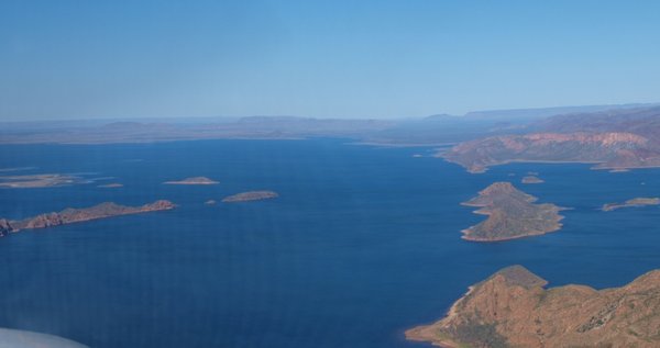 Lake Argyle from the plane