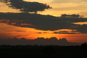 Pampas sunset