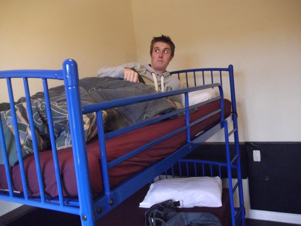 Bloody bunk beds (where the bed bugs lived)