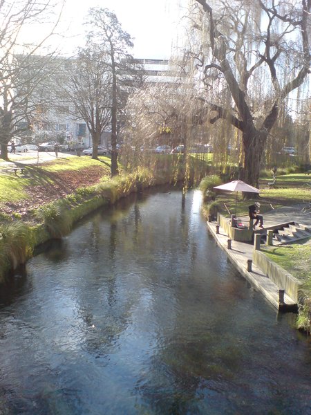 River Avon in Christchurch, very English